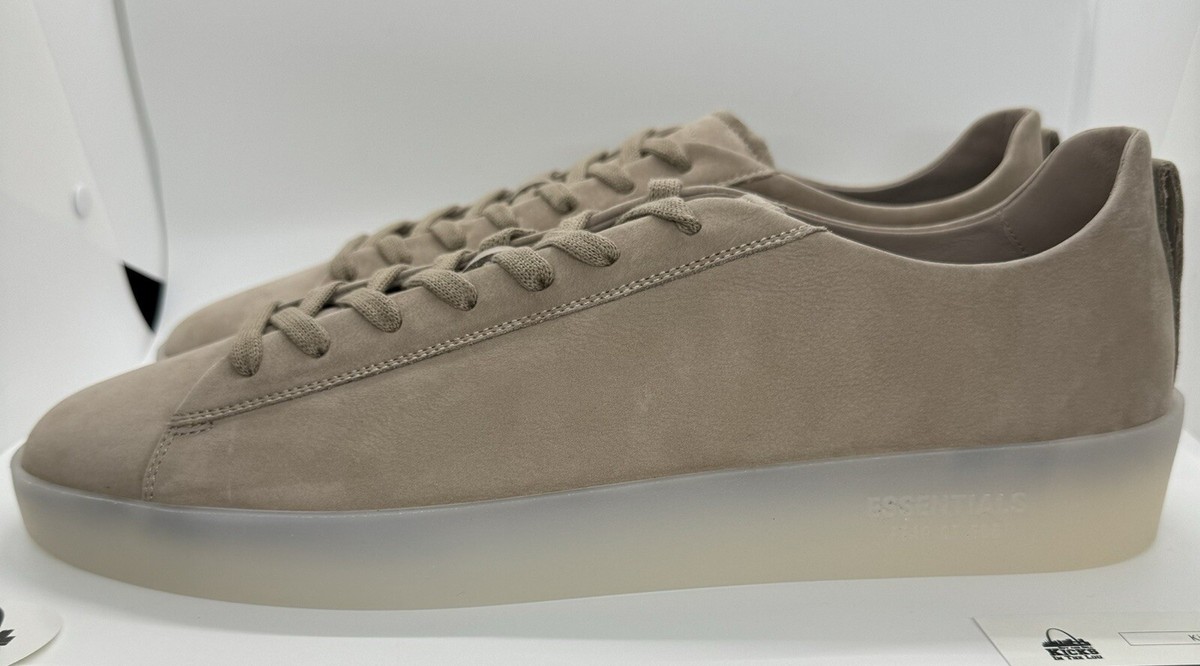 Fear Of God Essentials Tennis Low Warm Taupe Mens Size 46