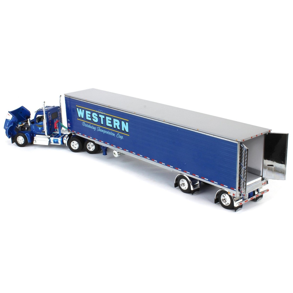 DCP 1/64 freightliner アメリカン　トレーラー Freightliner Columbia High Roof Sleeper Cab with 53' Utility