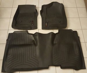 Details About Weathertech Floor Liner For Silverado Sierra Crew Cab 1st 2nd Row Black