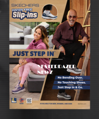 2025 Print Ad for Skechers w/ Brooke Burke Howie Mandel