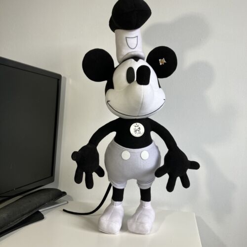 Steiff Steamboat Willie Mickey Mouse Missing Tags - Afbeelding 1 van 24
