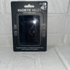 Aquavault Magnetic Wallet with Phone Grip for iPhone 12-15