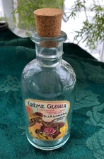 REPRODUCTION GLASS  BOTTLE  "VANISHING CREAM"