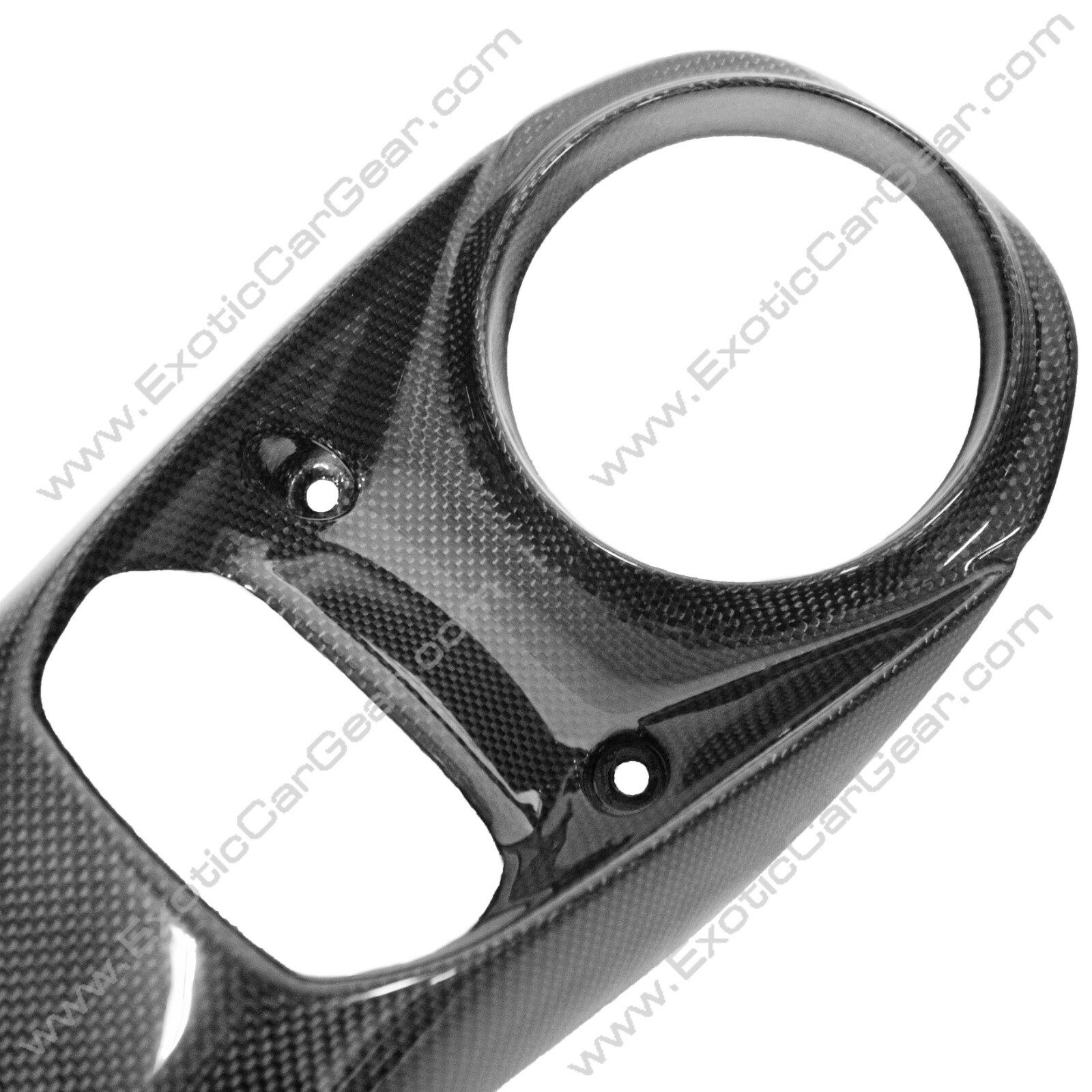 Ferrari 488 Pista Carbon Fiber Center Engine Cover Lock Plate