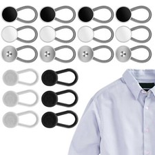 18PCS Collar Button Extenders for Men Shirt Pants Dress Trouser Extender Set