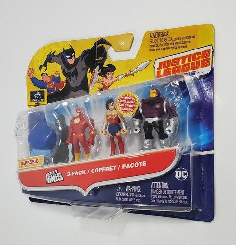 DC JUSTICE LEAGUE MIGHTY MINIS 3ER-PACK FLASH WONDER WOMAN DARKSEID BAF MOSC 2016 - Bild 2 von 4