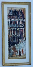San Francisco MODERNISM Rare VINTAGE BAY AREA FIGURATION 1968 OIL Acrylic No. 2