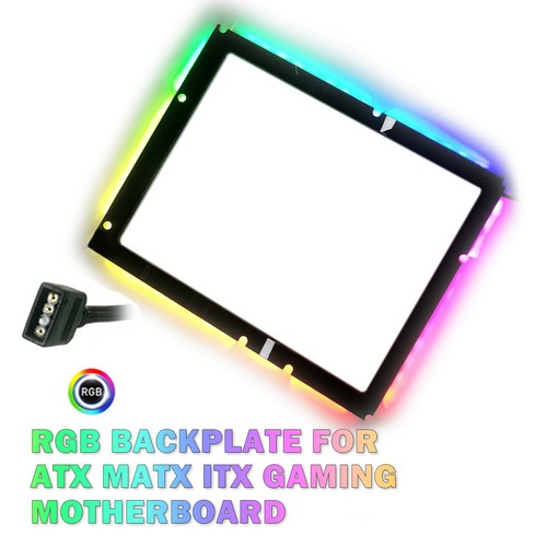 RGB BackLight panel For ATX MATX ITX Gaming Motherboard Aura Sync Decor Light - Picture 3 of 12