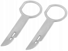 für Mercedes Radio Ausziehhaken Becker W124 W201 passende Entriegelung Bügel