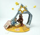 Blue Sky Clayworks 2009 Ceramic Christmas Nativity Tea Light Candle Holder