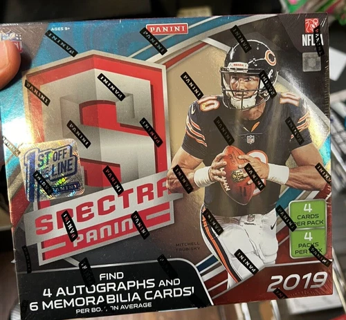 2019 Panini Spectra Football 1st Off The Line Hobby Box Sealed FOTL