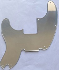 Guitar Pickguard Fits Telecaster Precision Bass lefthanded,Silver Mirror