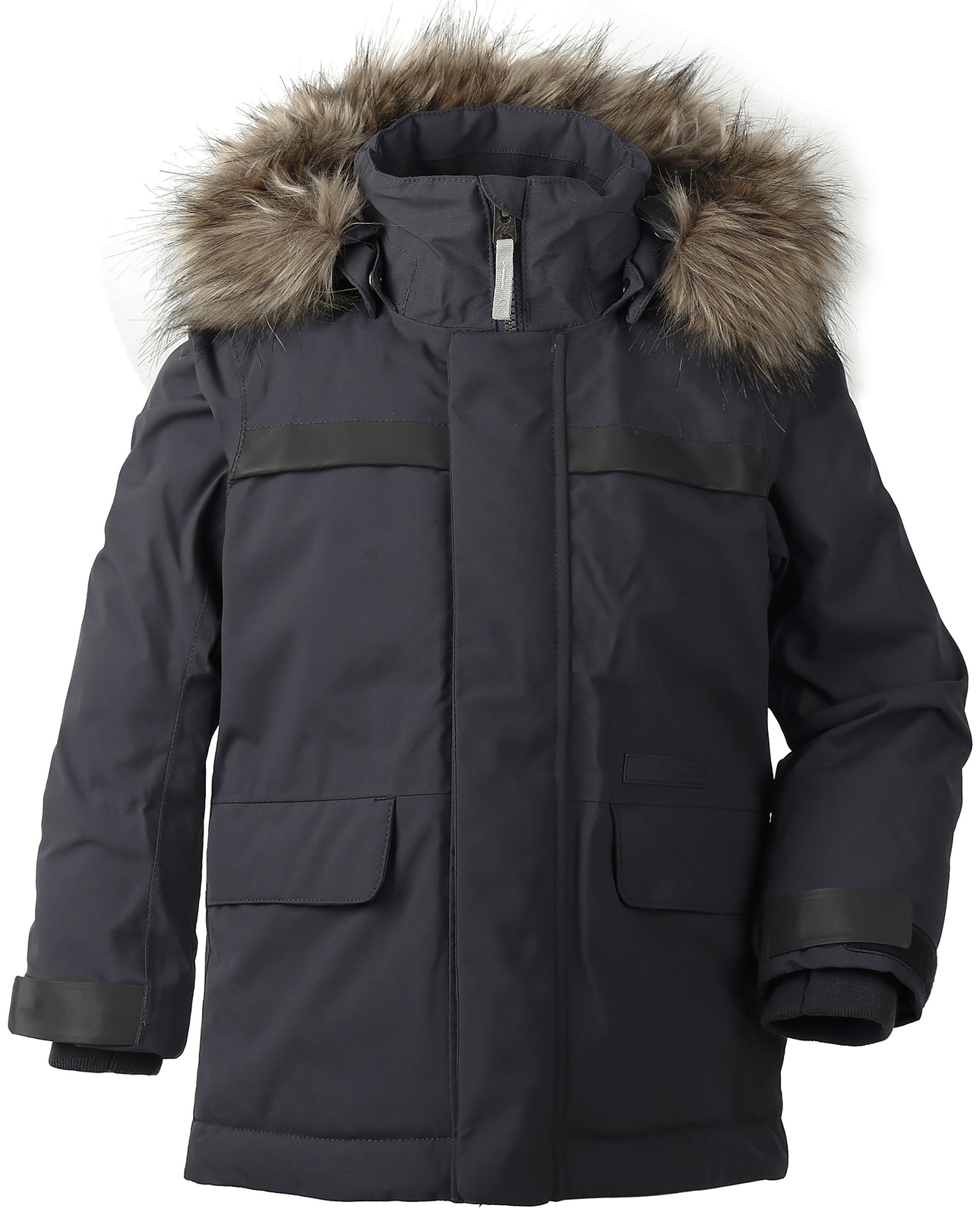 Didriksons Kids - Hajen Parka Navy Dust - Unisex - 100 cm (3-4 Years) - Blue