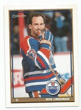 KEN LINSEMAN 1991-92 O-PEE-CHEE CARD NM-MT+ CONDITION