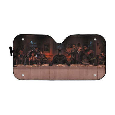 The Last Supper DC Heros Custom Auto Car SunShade
