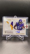 2013 National Treasure Cordarelle Patterson RPA 3-Color Patch On-Card Auto /25