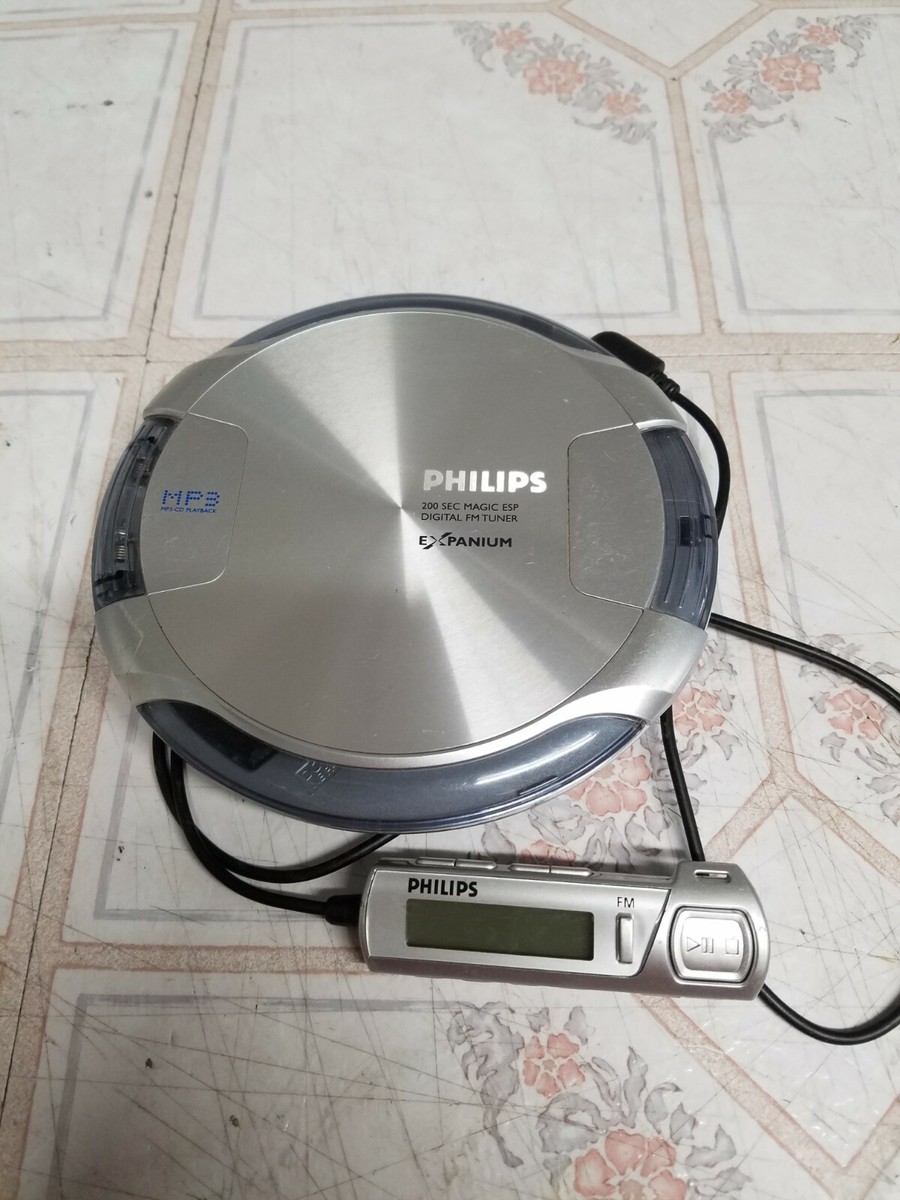 Vintage Philips EXP3482/17 Portable Slim MP3-CD Player With FM