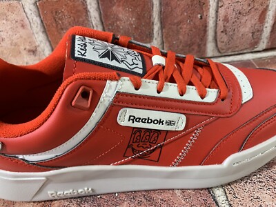 Reebok Keith Faring Club C Legacy Tennis Shoe Instinct Red / Chalk GZ1459 Sz 8 Reebok x Keith Haring Club C Legacy GZ1459 (Instinct Red  main image 3