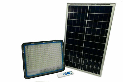 Faro Faretto Led Con Pannello Solare 300w SMD Luce Fredda Ip66.crepuscolare - Foto 12