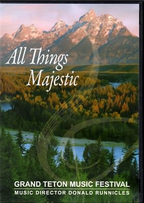 その他 Grand Teton Music Festival - All Things Majestic [DVD] Import All Things Majestic: Grand Teton Music Festival (2001, DVD + CD