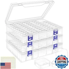 DILIBRA Bead Organizer Box, 138 Pcs Small Bead Organizers and Storage Plastic