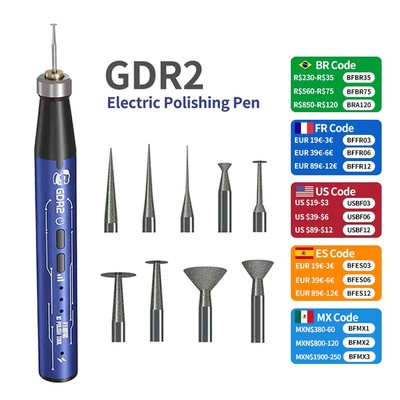 Elektrisch Schleifer Polieren Stift 37000 rpm Mini Schleifmaschine Polierstift