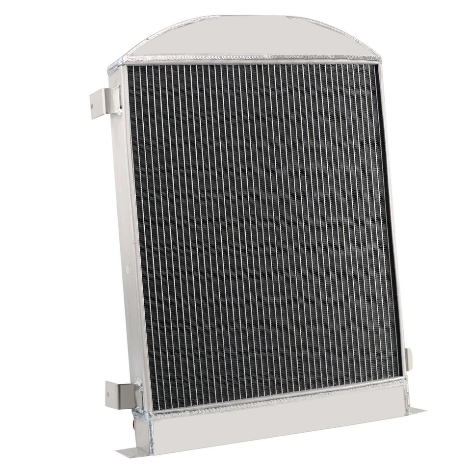 3 Row Aluminum Radiator For 1930-31 Ford Model A 1932 Ford Model B Chevy V8 HOT Foto 3 de 4