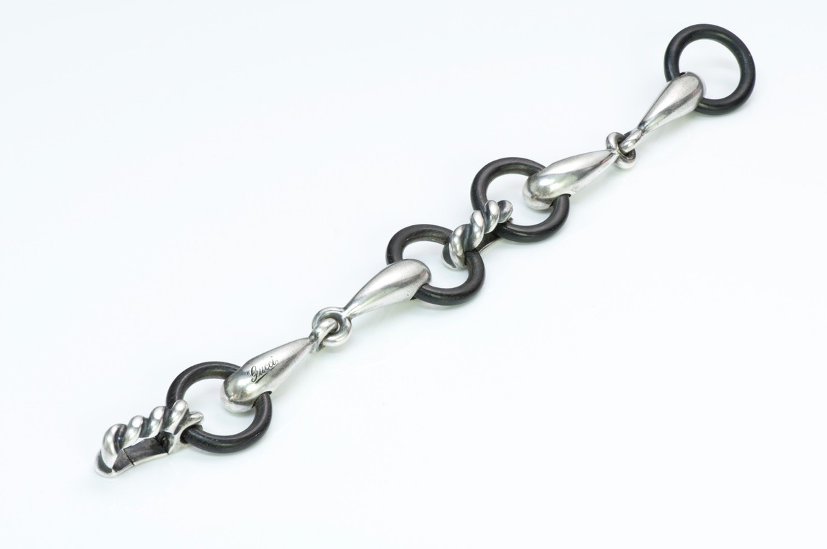 vintage silver bracelet horsebit 925刻印 Vintage Horsebit Silver Bracelet, by Gucci