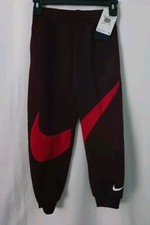 BRAND NEW Boy Nike LOOSE FIT Burgundy Crush Signature Jogger Sweatpant Sz.7 L 