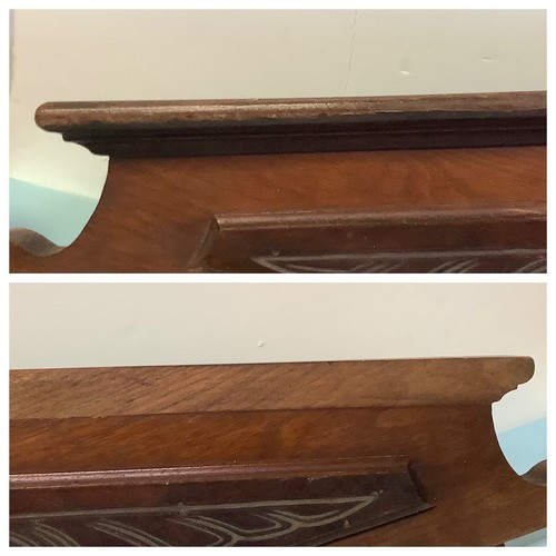 Walnut & Cherry  Crest Furniture Salvage 52 3/8” L - Picture 9 of 9