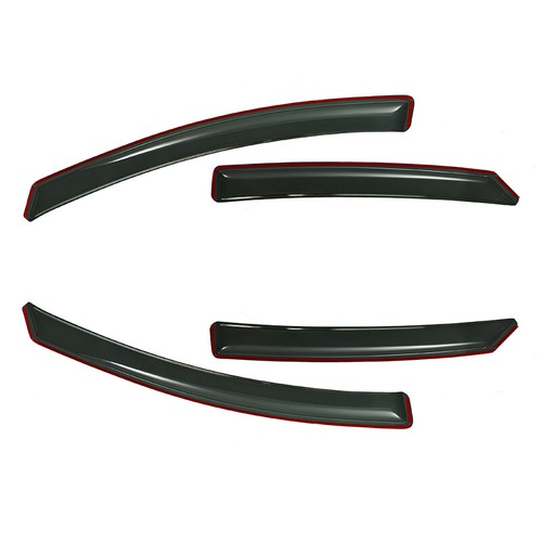 Fit For Ford Fusion 2013-2020 In Channel Window Visors Sun Rain Guards Deflector - Picture 17 of 22