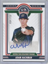 Adam  Hachman 2022 Panini USA Stars & Stripes Autograph #053/499