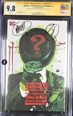 Tom King Riddler Batman One Bad Day Riddler CGC SS 9.8 (DC ‘22) Signed By Tom King ...