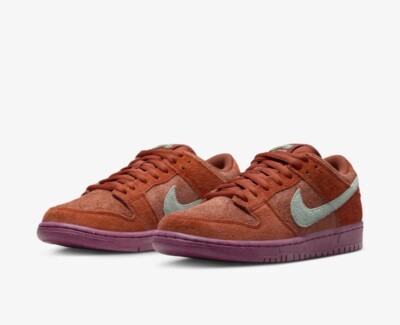 靴 NIKE SB DUNK LOW PRO PRM 28cm DV5429-601 Nike SB Dunk Low Pro PRM Mystic Red Rosewood DV5429-601 sz 6