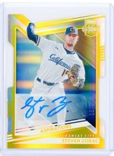 2022 Panini Elite Extra Edition STEVEN ZOBAC GOLD AUTO Autograph RC 18/24