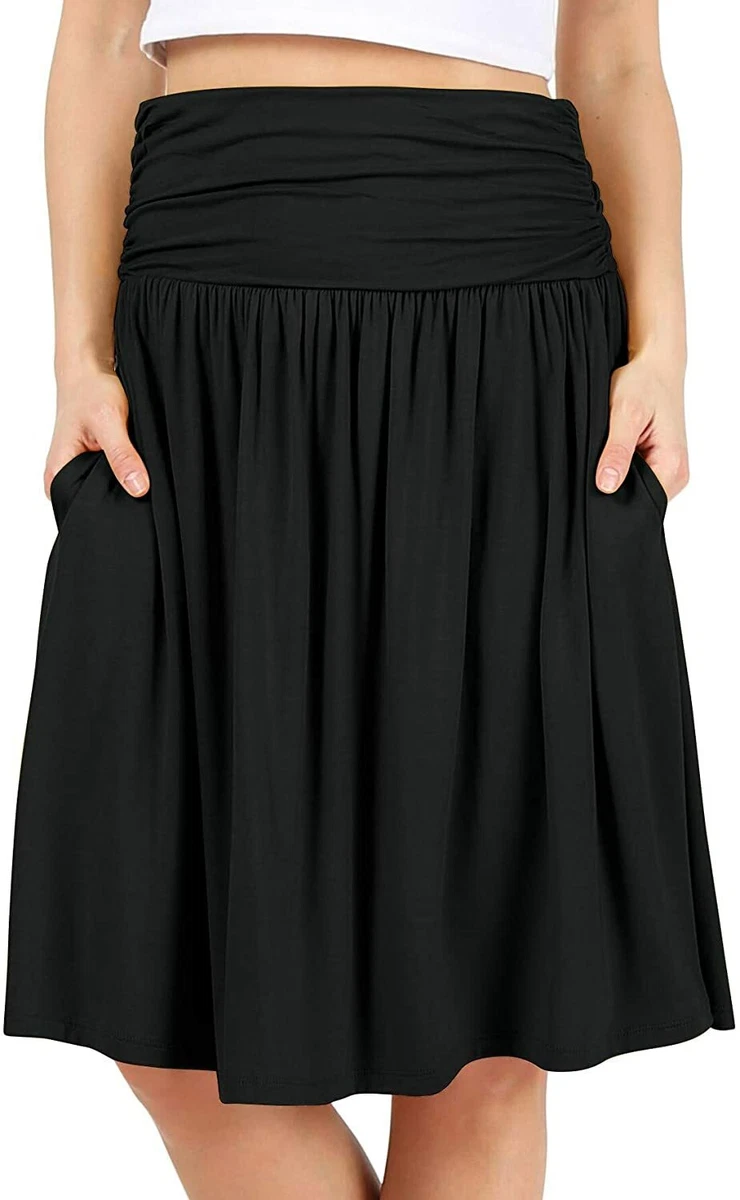 Plus size skirts with cheap pockets