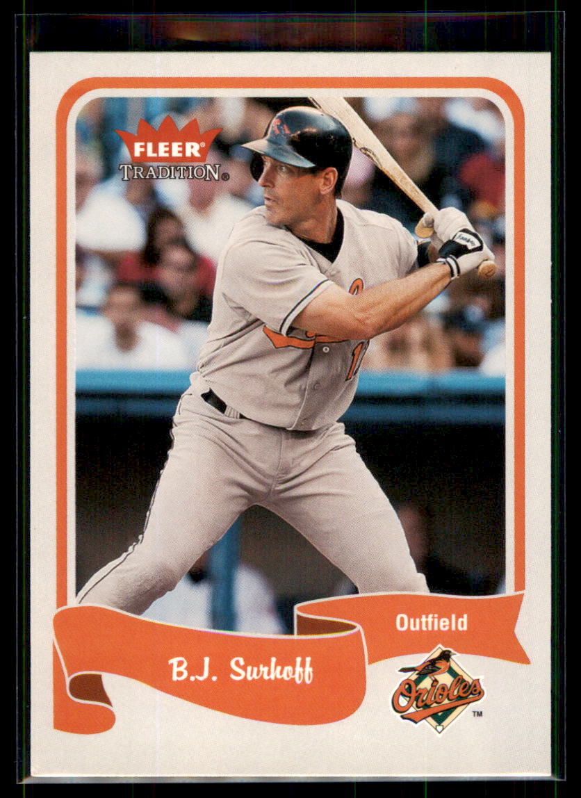 2004 Fleer Tradition B.J. Surhoff #154 Baltimore Orioles