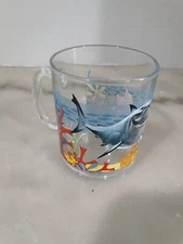  NEMO DISNEY PIXAR GLASS MUG THE WORLD OF NEMO FISH 3.5 “