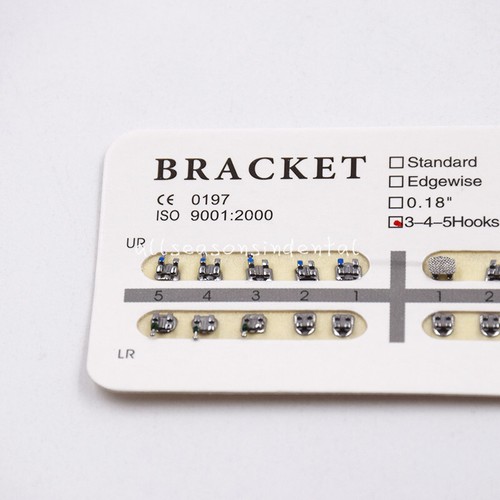 1 Bag Dental Orthodontic Metal Brackets Braces Mini Slot.018/022 No/3 /345 Hooks - Picture 3 of 74