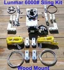 Lunmar Boat Lifts 6000# Sling Kit Wood Mount 
