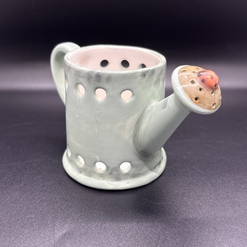 Marjolein Bastin Watering Can Tealight Ladybug & Bird Vintage Hallmark - Picture 4 of 13