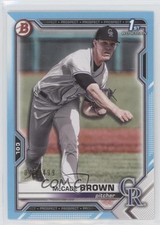 2021 Bowman Draft Sky Blue /499 McCade Brown #BD-59 09un