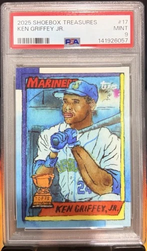 2025 Topps Shoebox Treasures 1990 Topps Ken Griffey Jr. PSA 9 MINT