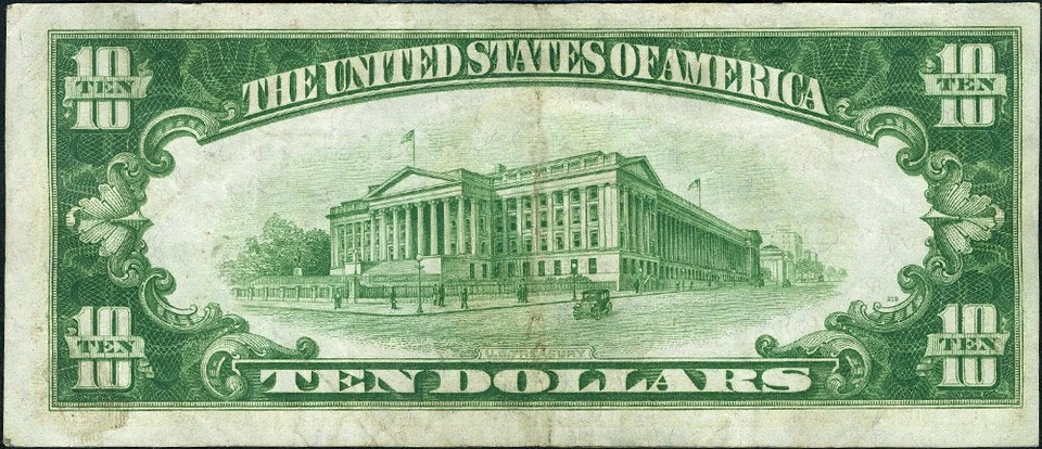 FR. 1990E $10 1928 Federal Reserve Note Cleveland D-A Block AU - Image 3 of 3