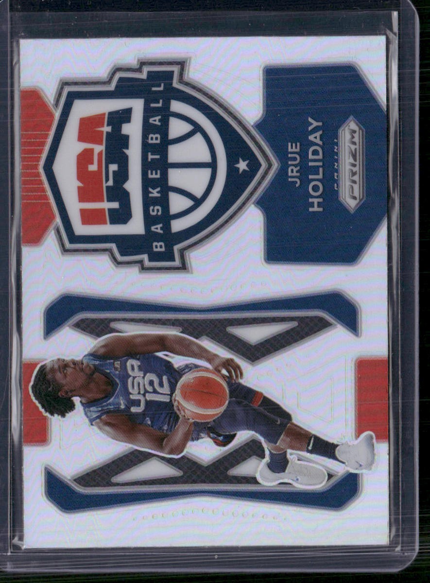 2021-22 Panini Prizm #8 Jrue Holiday USA Basketball Prizms Silver
