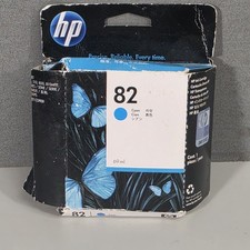 HP 82 Cyan DesignJet 500 Ink Cartridge 69ml C4911A EXP: 05/2013 New Sealed