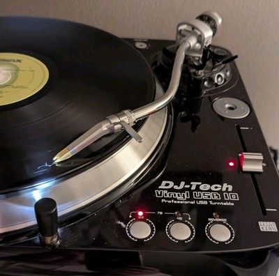 DJ Tech Vinyl USB 10 Plattenspieler Turntable - Reloop - Vinyl digitalisieren  