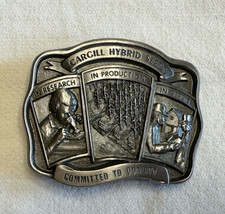 Vintage Cargill Hybrid Seeds Limited Edition Belt Buckle # 126/1000 Made in USA