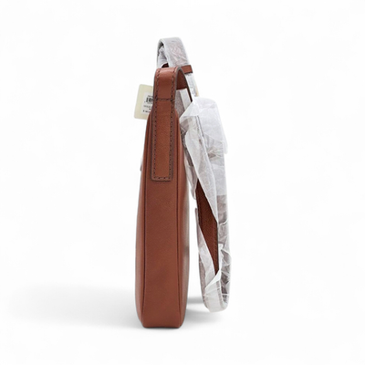 fossil ショルダーバッグ Fossil Cecilia Large Leather Crossbody Shoulder Bag, Brown