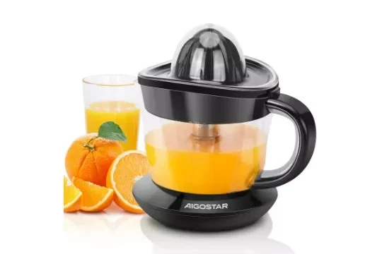 Aigostar 1.2L Orange Juicer Electric Citrus Juicer LED